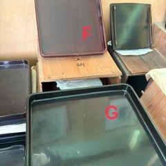 塗りのお盆（全部まとめて）の画像