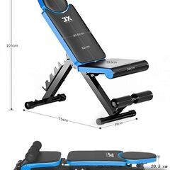JX FITNESS フィットネス器具  ベンチプレス インクラインベンチ トレーニングベンチの画像