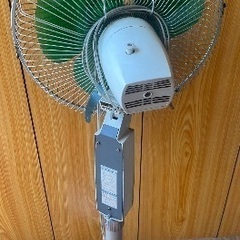 動作OK 昭和レトロ　大型　扇風機 サンヨー　SANYO　三洋電気　　EF-7PF　ポップ　ファンシー 　の画像