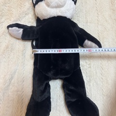 黒猫ちゃんのぬいぐるみリュックの画像