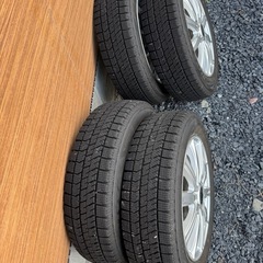 155/65r14 スタッドレスタイヤ　VRX2 21年製バリ溝の画像