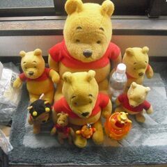 ✨【プーさん ぬいぐるみセット 9体まとめ売り】✨の画像