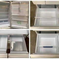 〖倉庫保管品〗　中古　Panasonic　パナソニック　5ドア冷蔵庫　冷凍冷蔵庫　右開き　NR-E417EX　406L　2021年製の画像
