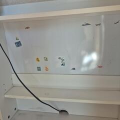 シンプル コンパクト  学習机の画像