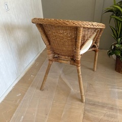 IKEA チェア座面クッション付き(ミニクッションも4個おまけ)の画像