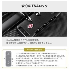 スーツケース65Lサイズシルバー色の画像
