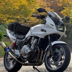 【美車】ホンダ CB400SB（NC42）走行17,500km／アールズギアマフラー／装備多数／ヘルメット付きの画像