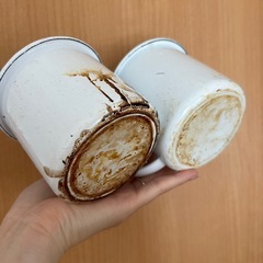 キャンドル　ホーロー鍋の画像