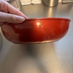 アイリスオーヤマ　深型フライパン大、蓋の画像