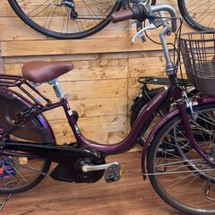 試乗🉑新車みたいな⭐️中古電動ママチャリ　ヤマハPASナチュラ　パナソニックビビ　ブリヂストンアシスタの画像