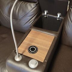 ニトリ電動二人掛けソファーの画像
