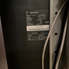 テレビとテレビスタンドの画像