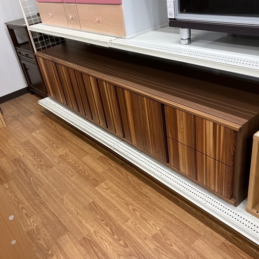 karimoku テレビボード　キズ・ハガレ有り　ブラウン　セルタス【取りに来れる方限定】