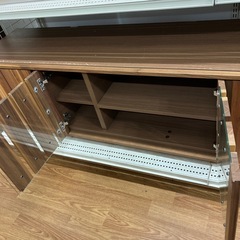 karimoku テレビボード　キズ・ハガレ有り　ブラウン　セルタス【取りに来れる方限定】の画像