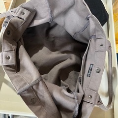 フランフラン　ＦＲＡＮＣＦＲＡＮＣ　トートバッグ　グレー系　ハンドバッグ　エコバッグ　ロゴ入りの画像