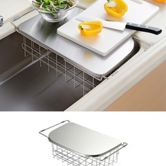 値下げ！水切りカゴ作業台の画像