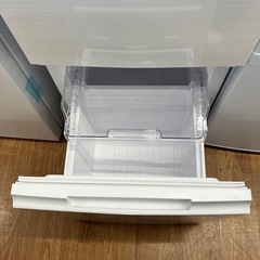 安心の6ヶ月保証付。【SHARP 2ドア冷蔵庫　SJ-D18H-W 2021年製　179L】取りに来れる方限定の画像
