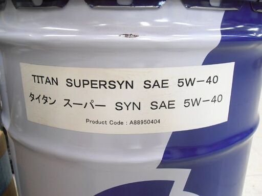FUCHS フックス 自動車 エンジンオイル スーパー SYN SAE 5W-40 20L缶 国内正規品 苫小牧西店