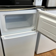 安心の1年保証付。【Haier 2ドア冷蔵庫　JR-9A 2024年製　87L】取りに来れる方限定の画像