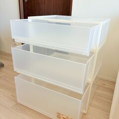 【9/20まで募集】無印良品 収納ケース ワイド 大（幅55×奥行44.5×高さ30cm）の画像