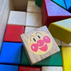 木製積み木　（アンパン）の画像