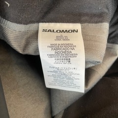 SALOMON ビブパンツ XLサイズ スノボパンツ ブラック/グリーンの画像