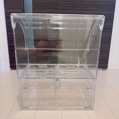 コスメボックス　透明の画像