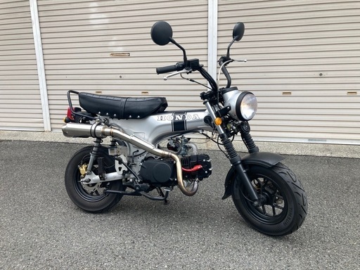 【即購入NG❗️】中華じゃないです❗️【動画あり】【Bullit ヘリテイジ125】田中商会125cc、アップマフラー　ホンダ ダックス タイプ　ダックス風　DAX 125 ホンダ