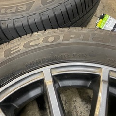 205/55r16エコピア39週22年タイヤとホイール4本セットの画像