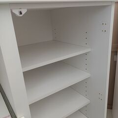 ★リユースのサカイ日立店★HJ7621 NITORI レンジ台 ホワイト H101×D50.5×W88.5 クリーニング済み の画像