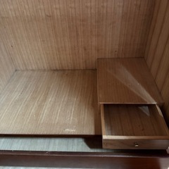タダ 無料 早い者勝ち タンス 棚 木製 収納 シェルフ 昭和 レトロ の画像