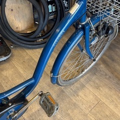24インチリサイクル自転車　後ろタイヤ新品の画像