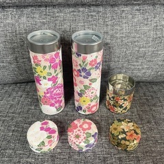 和紙の茶筒セットの画像