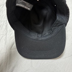 新品 エンブロイダリー テキスト キャップ ブラック 黒　ZARAの画像