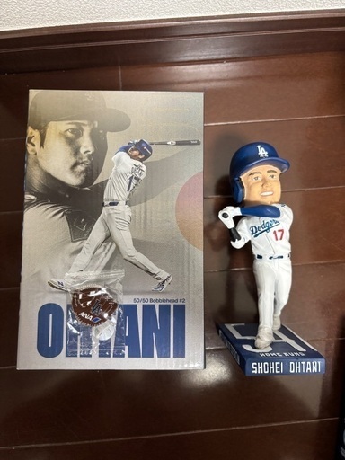 大谷翔平 ボブルヘッド50/50打者バージョン 大谷翔平選手#17 SHOHEI OHTANI 50/50 ドジャース球場配布