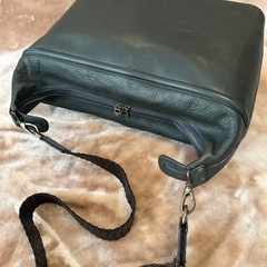 エルゴポックメンズ2WAYショルダーバッグ肩掛けバッグハンドバッグダークグリーン男性用紳士鞄かばんカバンユニセックスレディースの画像