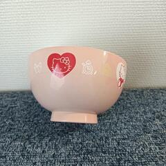 ハローキティ お椀 汁椀 未使用品 塗装に日焼けありの画像