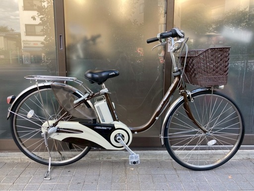 電動自転車 3574 パナソニック リチウムビビDX 26インチ ブラウン