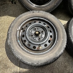 155/65R13 グットイヤー　溝あり4本ラジアルタイヤ！スズキ/日産純正ホイール！の画像