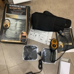 【正規品・引取限定】スレンダートーン System-Abs｜腹筋EMS・正常動作・未使用ジェル付の画像