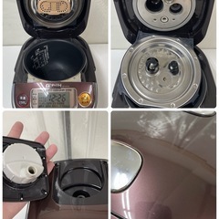 R438 ☀️ ZOJIRUSH 圧力IH炊飯ジャー 3合炊き 19年製 NP-RY05 ⭐ 動作確認済 ⭐ クリーニング済の画像