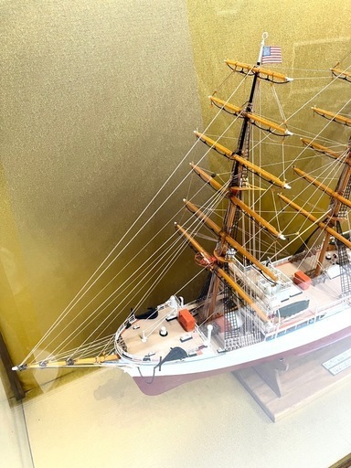 大型帆船模型◆今井科学◆日本丸 1／100 組立完成品 ケース付き 引き取り限定 大型帆船模型◇今井科学◇日本丸 1／100 組立完成品 ケース付き