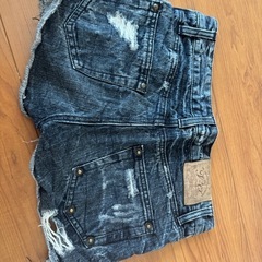 レディース　デニム　ショートパンツ　XSの画像