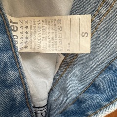 デニムショートパンツ Sサイズの画像