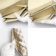 ルイヴィトン N63208 長財布 アズール  LOUIS VUITTON ポルトフォイユ・サラ ダミエ アズールの画像
