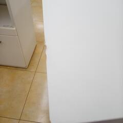 リユースのサカイ太田店★ジモティ割あり★ NITORI レンジ台 ホワイト H89×D39×W60 クリーニング済み OJ10813の画像