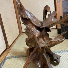 木の根っこオブジェの画像