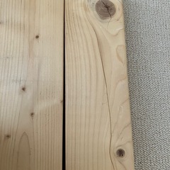 木材　2本セット、約4×9×250　DIYの画像