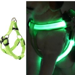 犬ハーネスLED光ハーネス首輪ライトの画像
