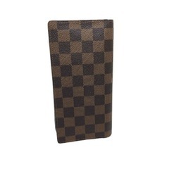 ルイヴィトン N60017 二つ折り財布 ブラウン  LOUIS VUITTON ポルトフォイユ・ブラザ ダミエの画像